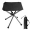 SKUSHOPS Foldable Camping Stool Retractable Portable Folding Chair Easy Setup Lightweight Backpacking Stool Carry Bag Fishing
